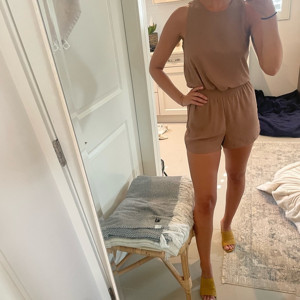 Wilfred dusty rose Sleeveless Romper